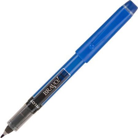 PILOT Pilot¬Æ Bravo Liquid Ink Porous Marker Pen, Bold, Blue Ink, 1 Each 11035